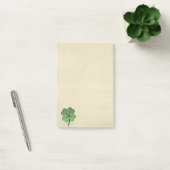 Post-it® Trèfle irlandais chic Lucky (Bureau)