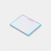 Post-it® Trendy Cute Pastel Abstract Custom (Incliné)