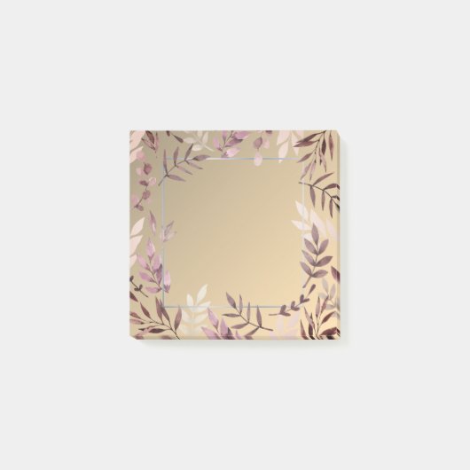Post-it® Très beau motif de feuilles (Devant)
