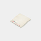 Post-it® Très Beau Style, Oiseaux En Amour (Incliné)