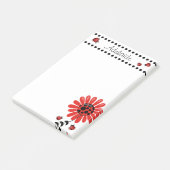 Post-it® Très moderne Red Ladybug Personnalisé (Incliné)