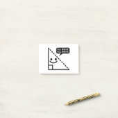 Post-it® Triangle Math Drôle T Chemise D'Accord, D'Accord. (Sur un bureau)