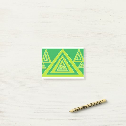 Post-it® Triangles (Sur un bureau)