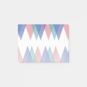 Post-it® Triangles bleu et corail (Devant)