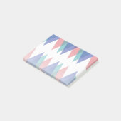 Post-it® Triangles bleu et corail (Incliné)
