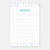 Post-it® Triangles bleus Poster des notes (Devant)