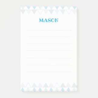 Post-it® Triangles bleus Poster des notes