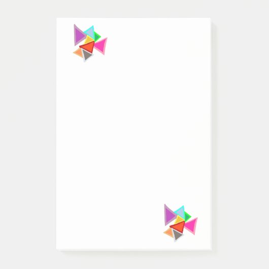 Post-it® Triangles Colorés (Devant)
