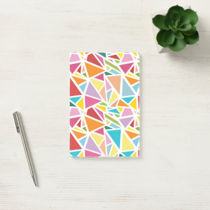 Post-it® Triangles colorés motif 2