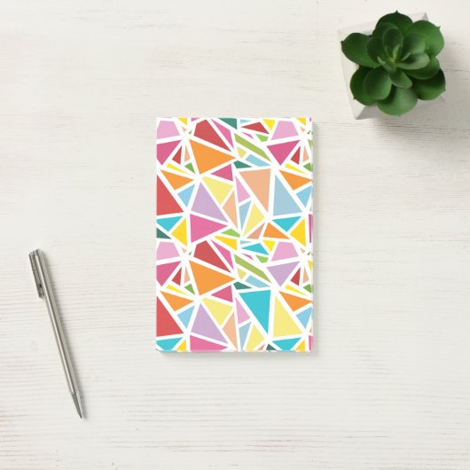 Post-it® Triangles colorés motif 2 (Bureau)