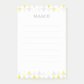 Post-it® Triangles Jaunes Poster des notes