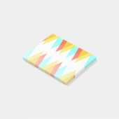 Post-it® Triangles jaunes, rouges et bleus cadets (Incliné)