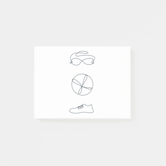 Post-it® Triathlon cool nouvelle conception (Devant)