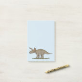 Post-it® Tricératops de Dinosaure Crétacé (Sur un bureau)