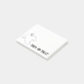 Post-it® Trick or Treat Éffrayant Ghost Halloween Party Fav (Incliné)