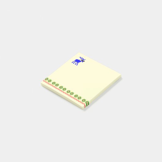 Post-it® Tricot Moche (Fais En Sorte) Renne (Incliné)