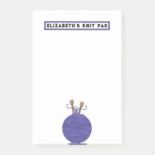 Post-it® Tricot personnalisé (Devant)