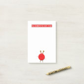 Post-it® Tricot personnalisé (Sur un bureau)