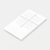 Post-it® Trigonométrie X Coordonnées Y Papier graphique (Incliné)