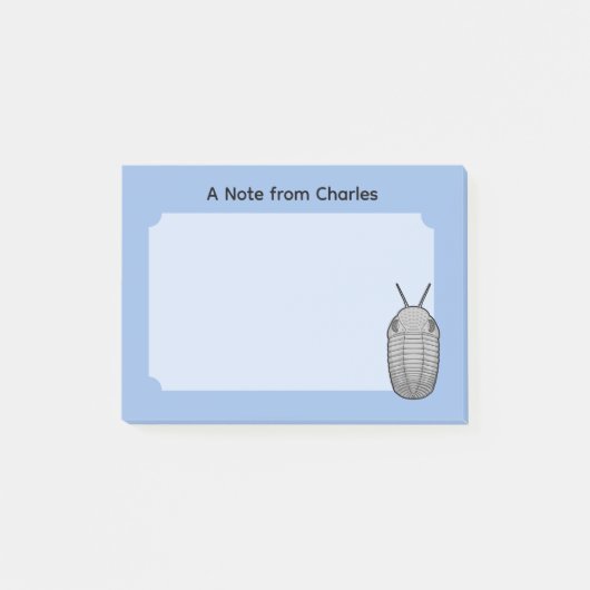 Post-it® Trilobite animal préhistorique (Devant)