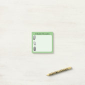 Post-it® Trilobite Thoughts- Prehistoric Fossil (Sur un bureau)