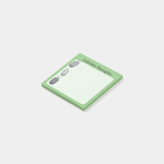 Post-it® Trilobite Thoughts- Prehistoric Fossil (Incliné)
