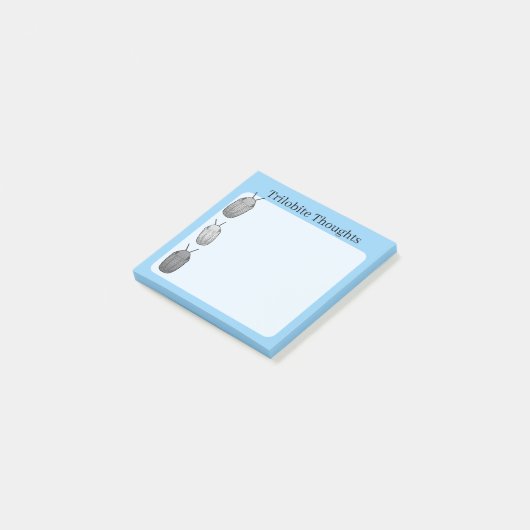Post-it® Trilobite Thoughts- Prehistoric Fossil (Incliné)