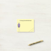 Post-it® Trilobite Trackway - Message du Paléozoïque (Sur un bureau)