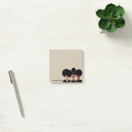 Post-it® Trio de filles bouclés (Bureau)