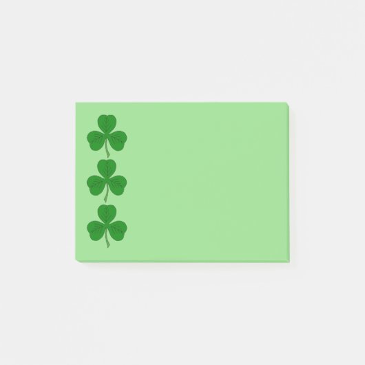 Post-it® Trio de shamrock (Devant)