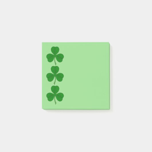 Post-it® Trio shamrock (Devant)