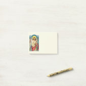 Post-it® Triptyque de l'ange au ruban rose (Sur un bureau)