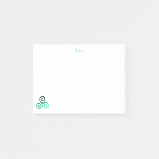 Post-it® Triskele vert (Devant)