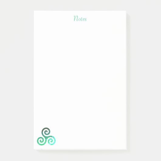 Post-it® Triskele vert (Devant)