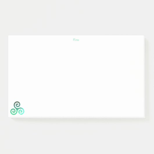 Post-it® Triskele vert (Devant)