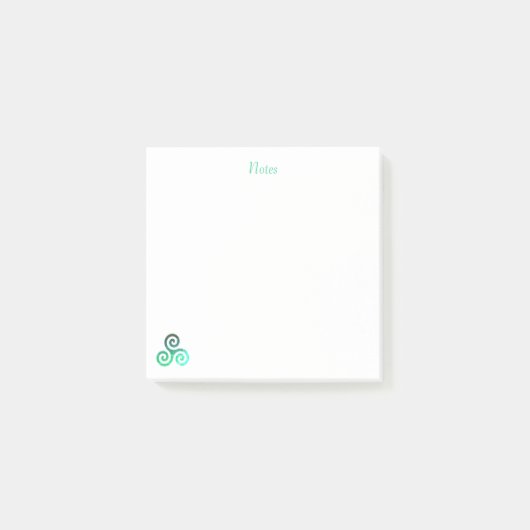 Post-it® Triskele vert (Devant)