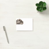 Post-it® Triste Black Labrador Retriever Chien Animal anima (Bureau)