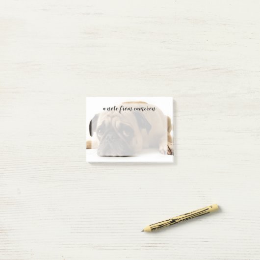 Post-it® Triste Carlin (Sur un bureau)