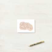 Post-it® Trois biscuits de chocolat (Sur un bureau)