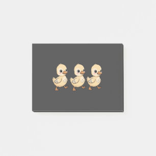 Post-it® Trois Canetons Marchant en Rang – Mignon