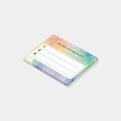 Post-it® Trois choses— (Incliné)