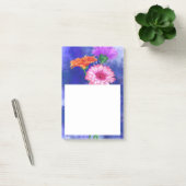 Post-it® Trois couleurs Gerberas Publier des notes (Bureau)
