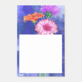 Post-it® Trois couleurs Gerberas Publier des notes (Devant)