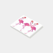 Post-it® Trois Flamants roses de Noël (Incliné)