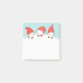 Post-it® Trois Gnomes de Noël Elves Post-It Notes (Devant)