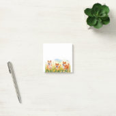 Post-it® trois mignonette shiba inus et des pandelions post (Bureau)