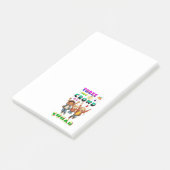 Post-it® Trois n'est pas une foule, c'est une équipe (Incliné)