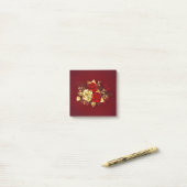 Post-it® Trois Roses de bijoux (Sur un bureau)