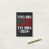 Post-it® Trop gros pour truquer les élections de 2024 (Sur un bureau)