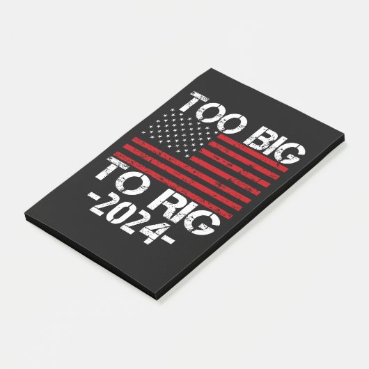 Post-it® Trop gros pour truquer les élections de 2024 (Incliné)